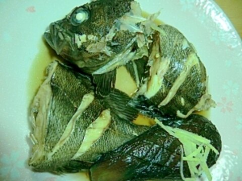 しっかり黒ソイの煮魚